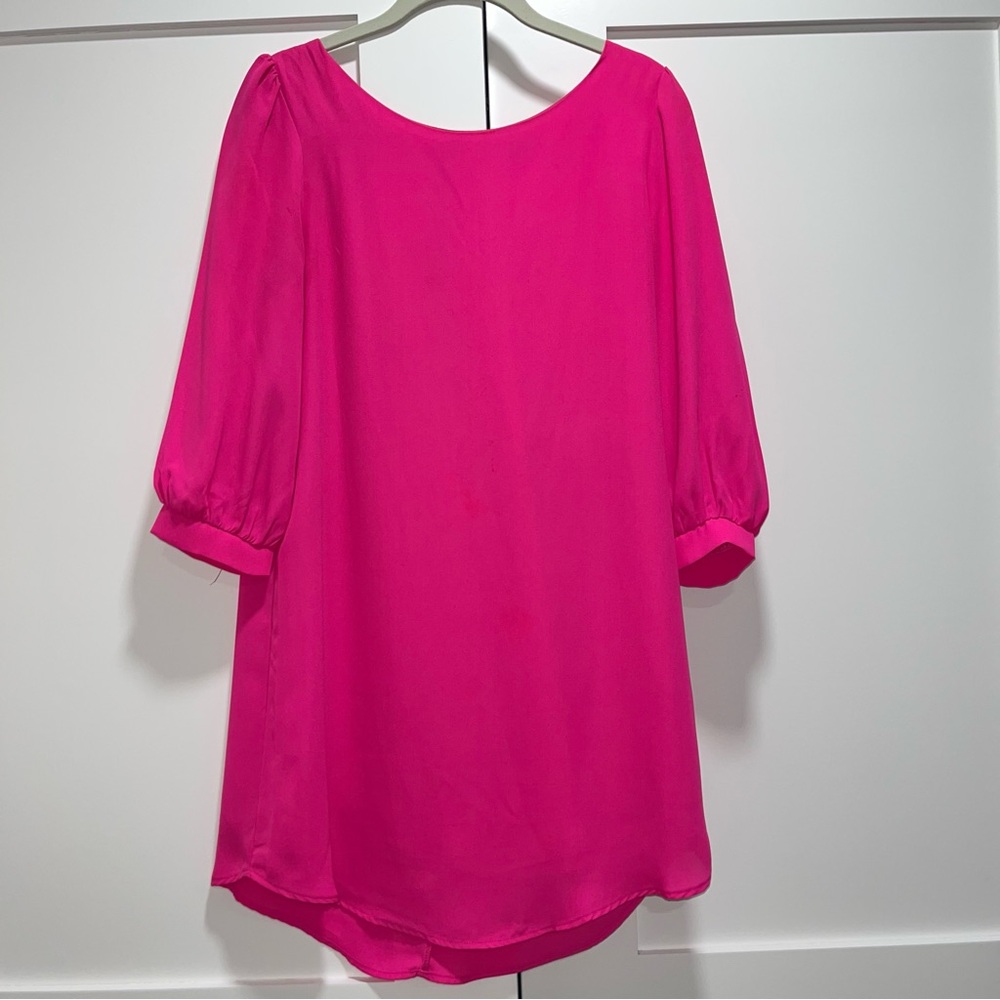 Elegant Pink Women's Dress